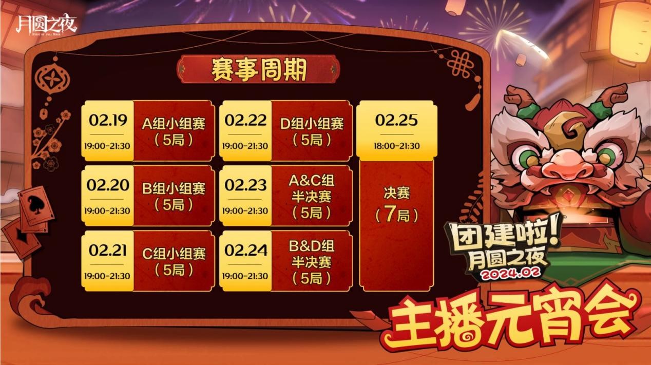 一周對弈，鏖戰(zhàn)元宵《月圓之夜》龍年首度團建開啟