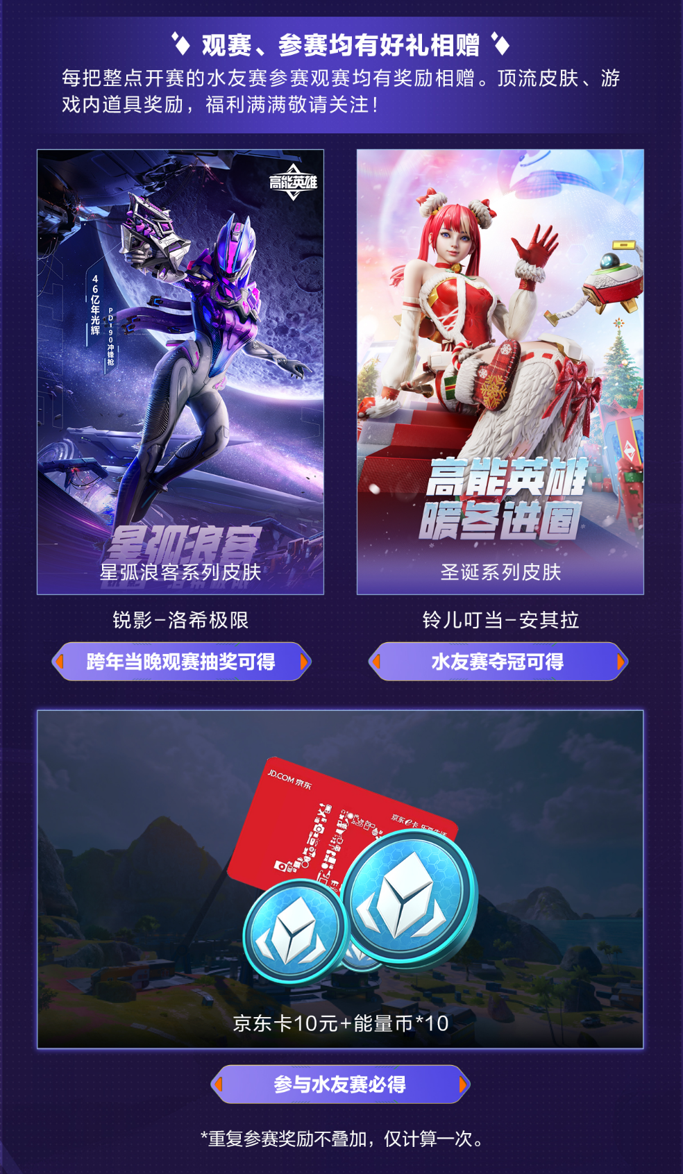 《高能英雄》“盲盒”派對陪你跨年 水友狂歡，福利不斷