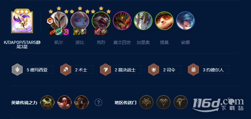 云頂之弈S9德瑪西亞天使波比陣容搭配攻略