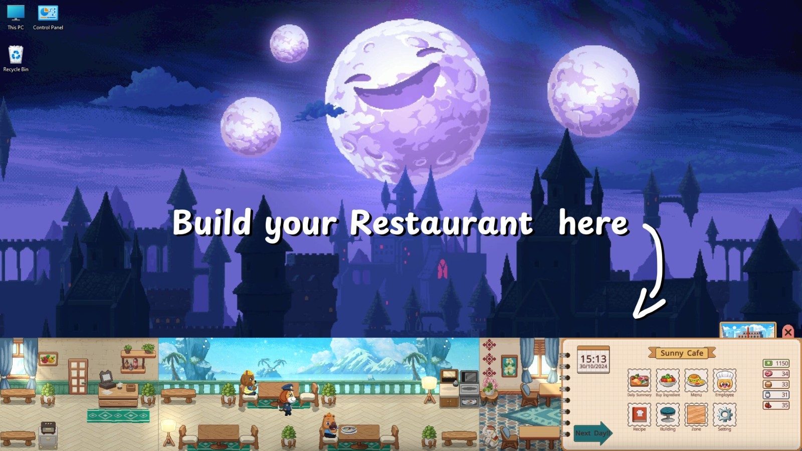 溫馨餐廳管理游戲《Not Monday Cafe》Steam頁(yè)面開放，發(fā)售日期待定！