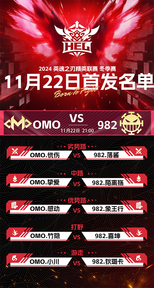英魂之刃賽事第三周，絕活戰(zhàn)隊(duì)OMO大戰(zhàn)982！