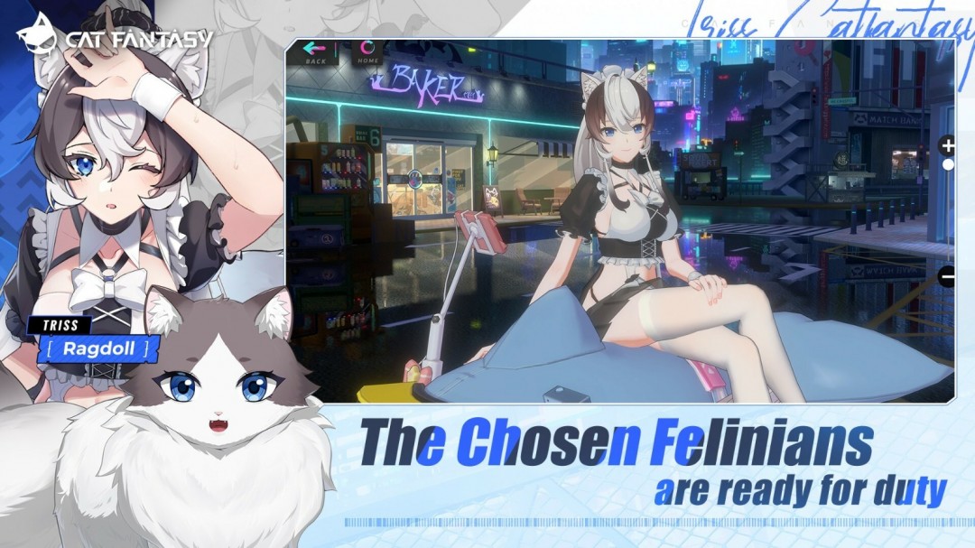貓娘手游《貓之城》Steam頁面開放，年內(nèi)發(fā)售！