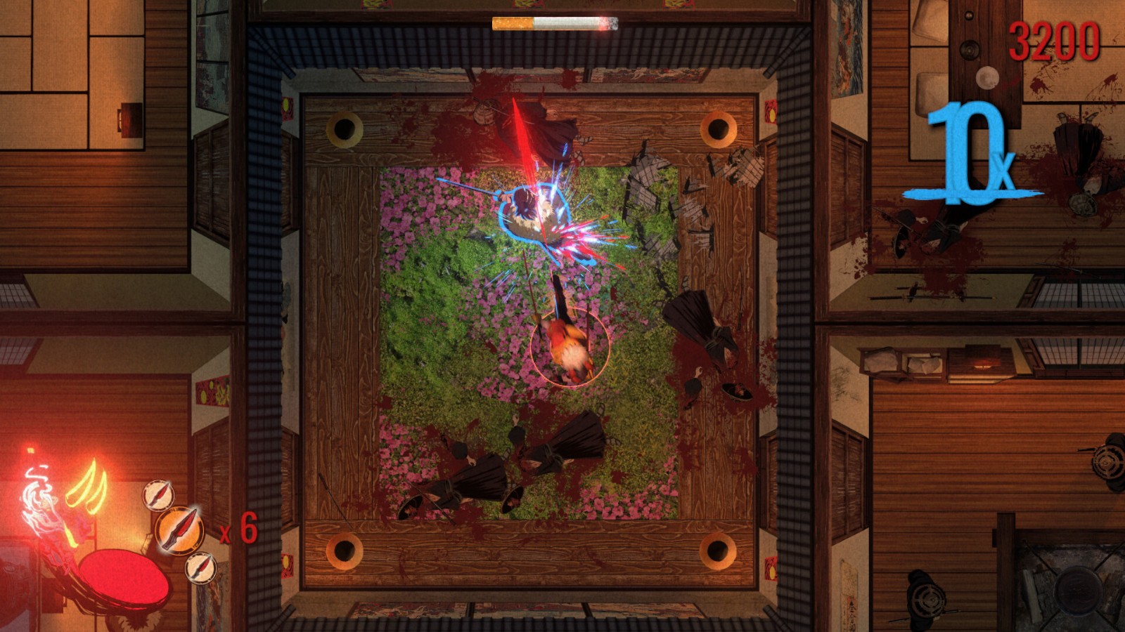 俯視角高速動(dòng)作游戲《瘋狂武士》Steam頁(yè)面開(kāi)放，明年發(fā)售！