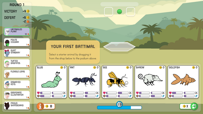 休閑風(fēng)DNA合成生物對(duì)戰(zhàn)游戲《Battimals》登陸Steam！