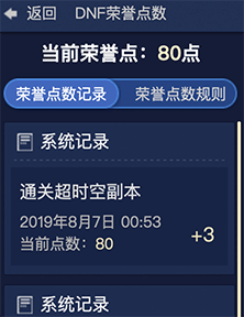 《DNF》榮譽(yù)點(diǎn)系統(tǒng)介紹