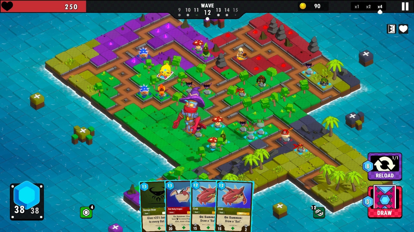 卡牌塔防游戲《預(yù)言之牌》Steam頁面公布，不支持中文！