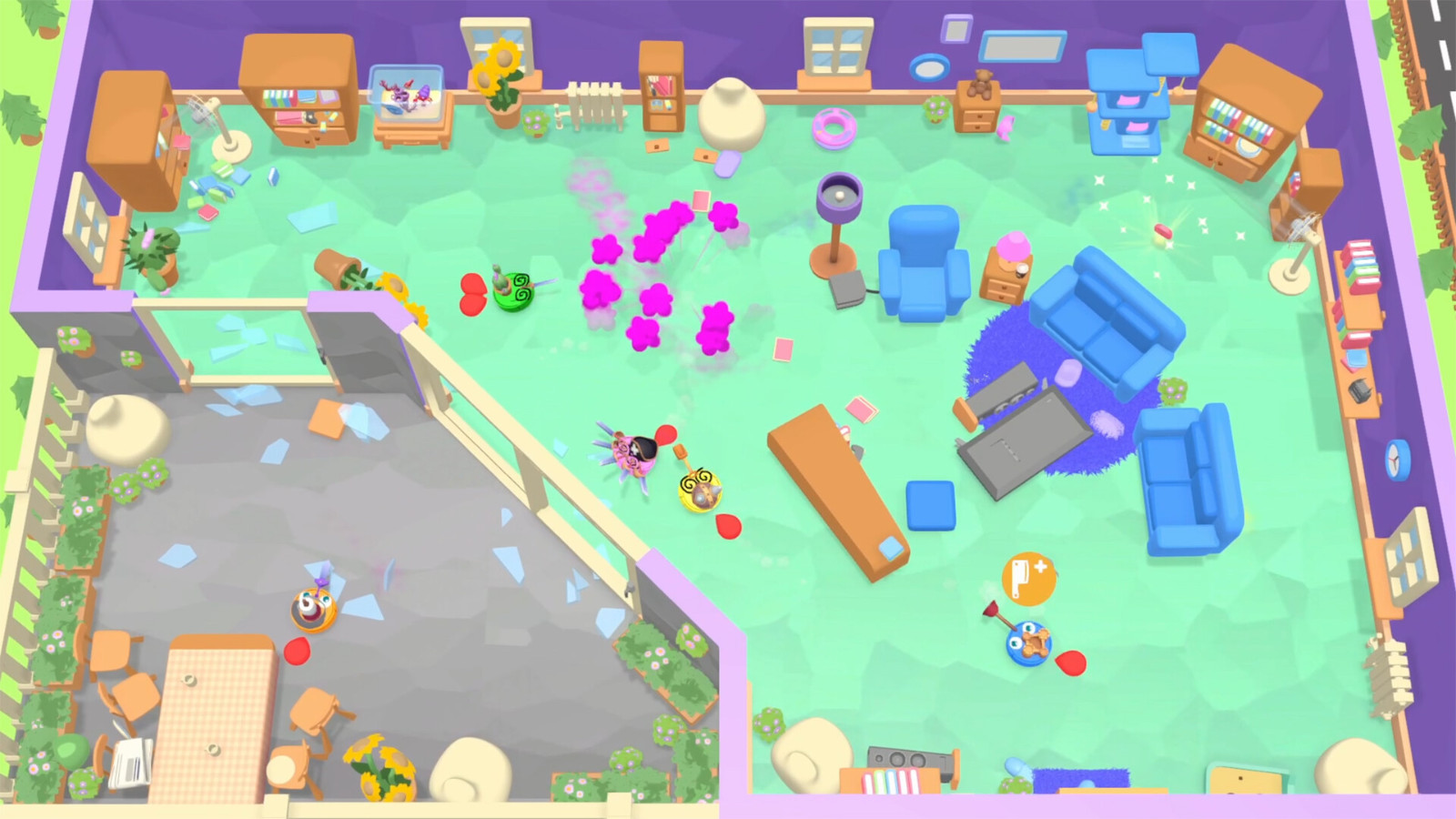 派對亂斗游戲《瘋狂吸塵器》Steam頁面公布，發(fā)售日期待定！