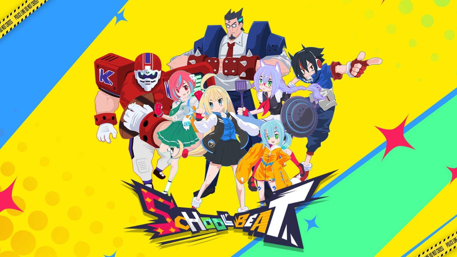 清版街機(jī)動作游戲《School Beat》Steam頁面開放，發(fā)售日期待定！