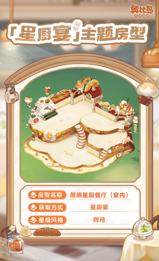 奧比島手游「星廚宴」版本PV來襲！美食主題時裝&家具上線！