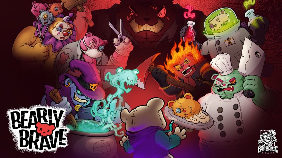 卡牌構(gòu)筑游戲《Bearly Brave》Steam頁面公布，年內(nèi)發(fā)售！