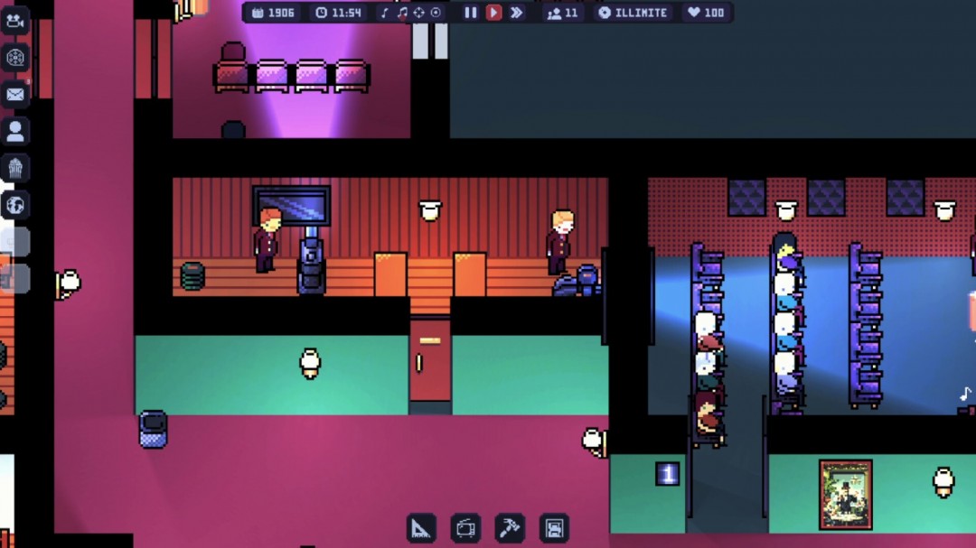 像素風影院管理游戲《Cinema Theater Tycoon》Steam頁面公布，支持簡中！