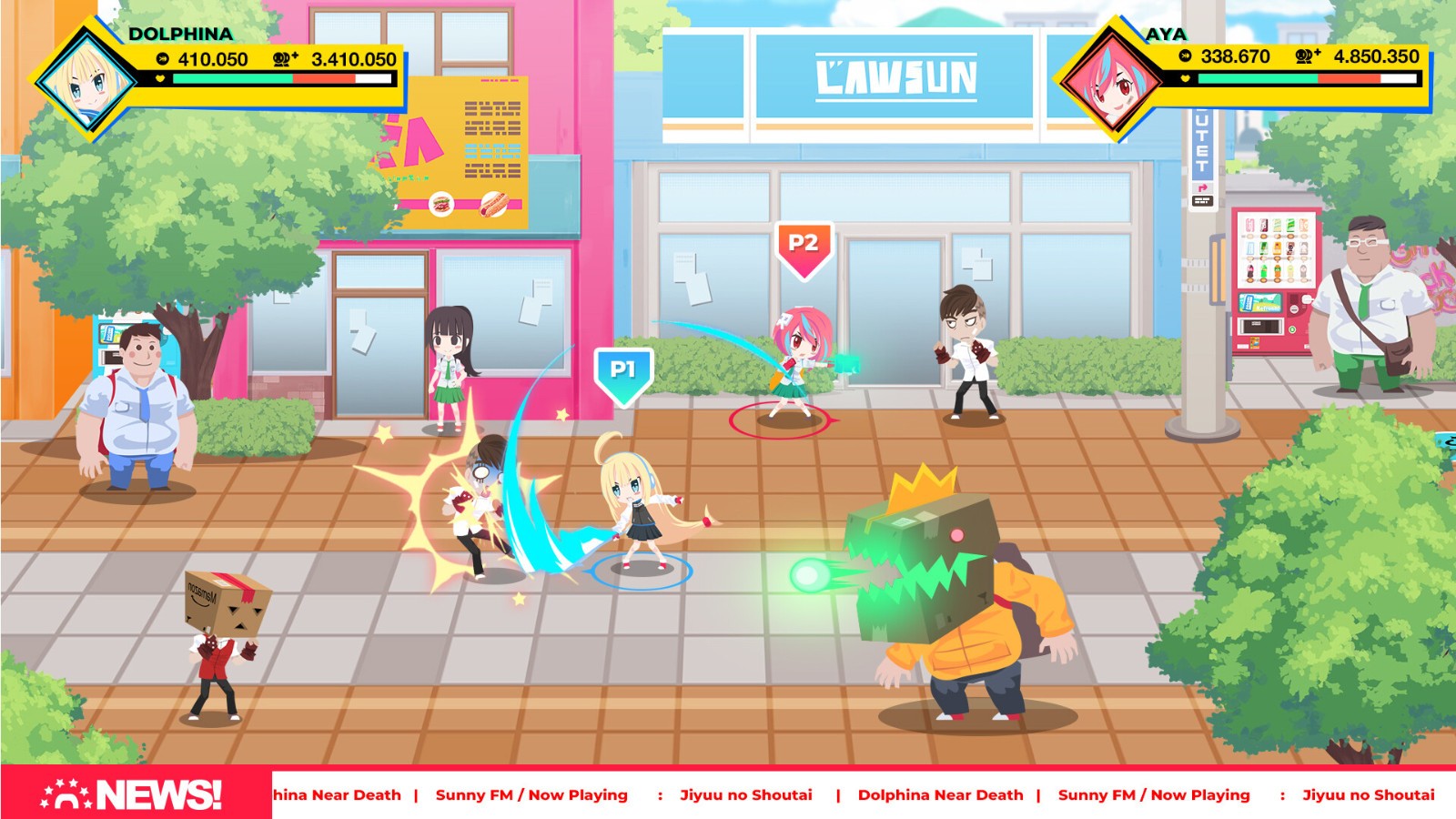 清版街機(jī)動作游戲《School Beat》Steam頁面開放，發(fā)售日期待定！