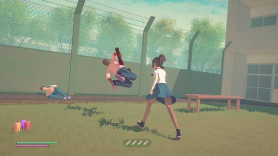 美少女格斗動(dòng)作游戲公開(kāi)Steam頁(yè)面！JK激戰(zhàn)不良少年