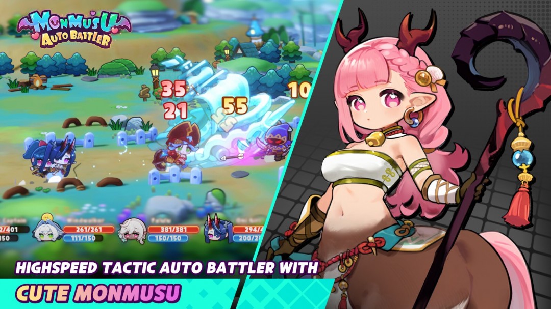 自走棋游戲《魔物少女自走棋》Steam頁(yè)面，發(fā)售日期待定！