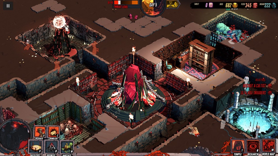 實時戰(zhàn)術地牢建造游戲《Cthulhu Keeper》Steam頁面開放，發(fā)售日期待定！